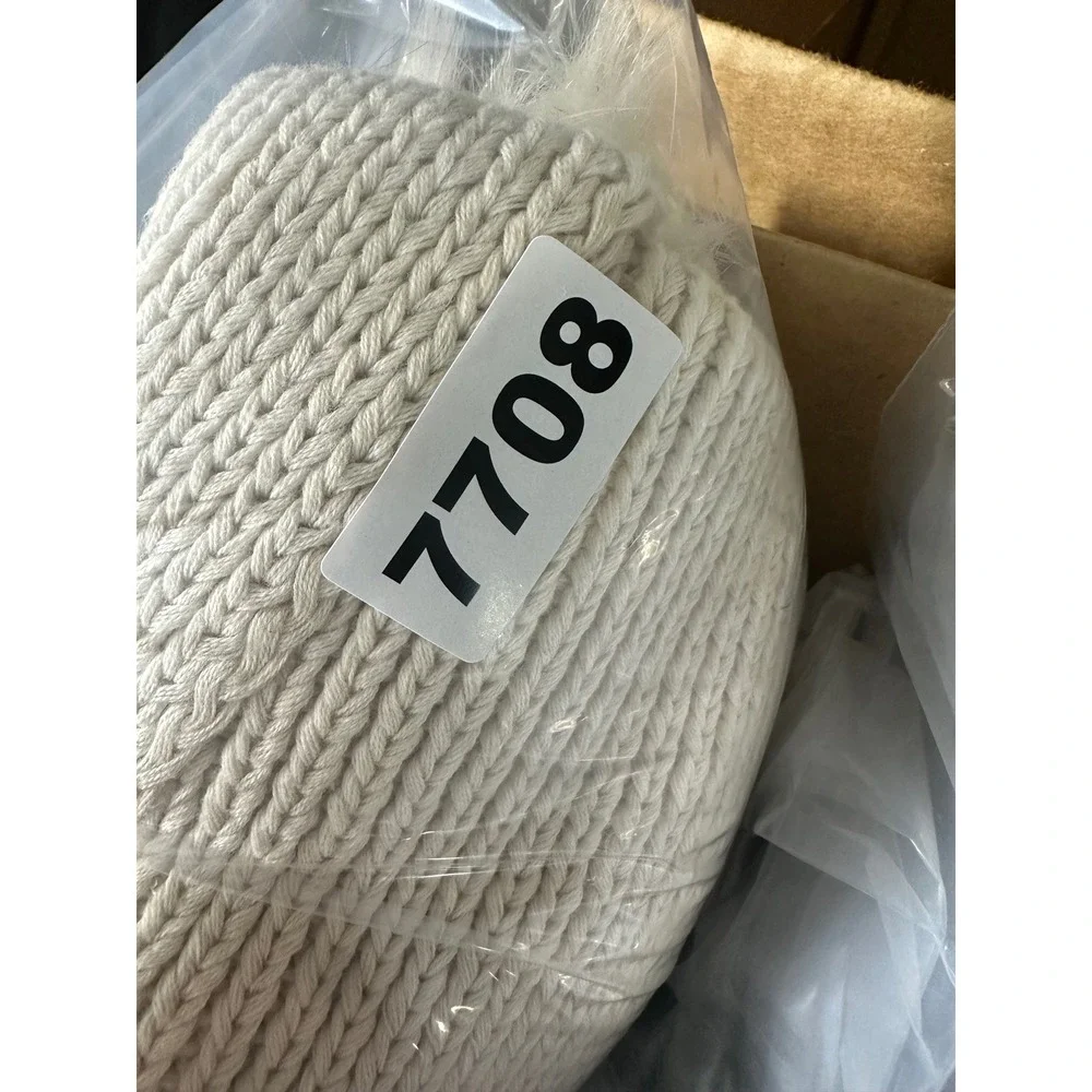 Cabi Scarf Women OS Cream Infinity Faux Fur Trim Knit 3000 Winter Cozy Accessory